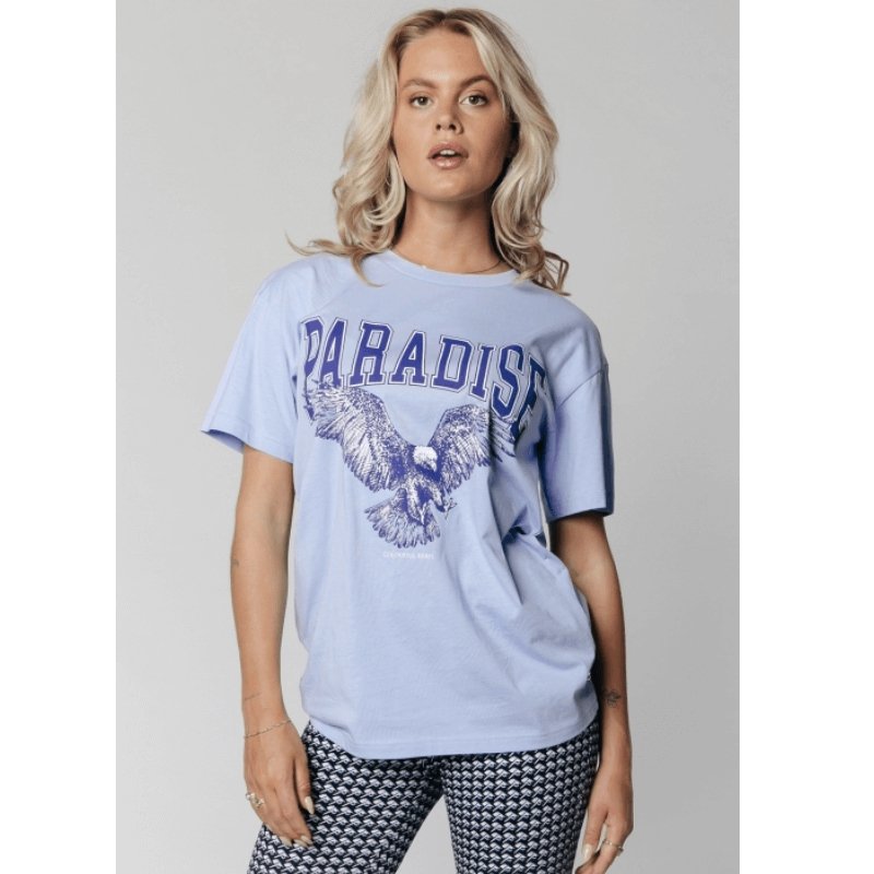 Paars t-shirt Paradise Eagle - Capuchon Fashion