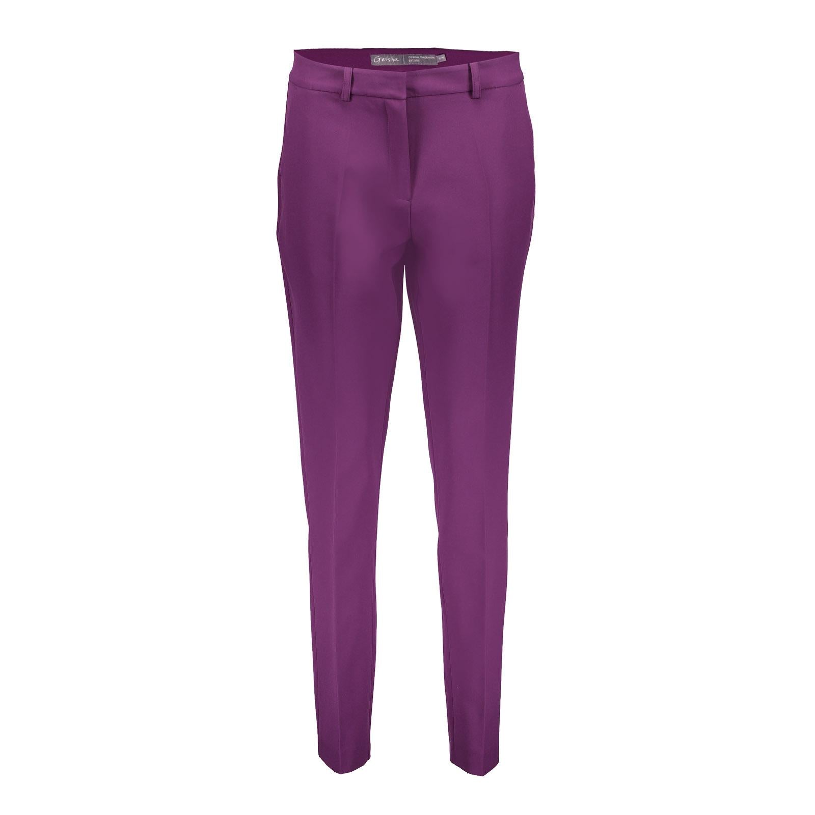 Paarse pantalon - Capuchon Fashion