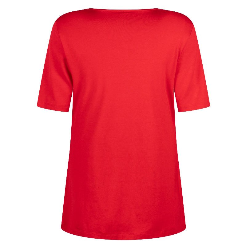 Rood basic shirt Lyan - Capuchon Fashion