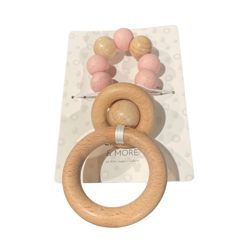 Roze chewie Rattle Long - Capuchon Fashion