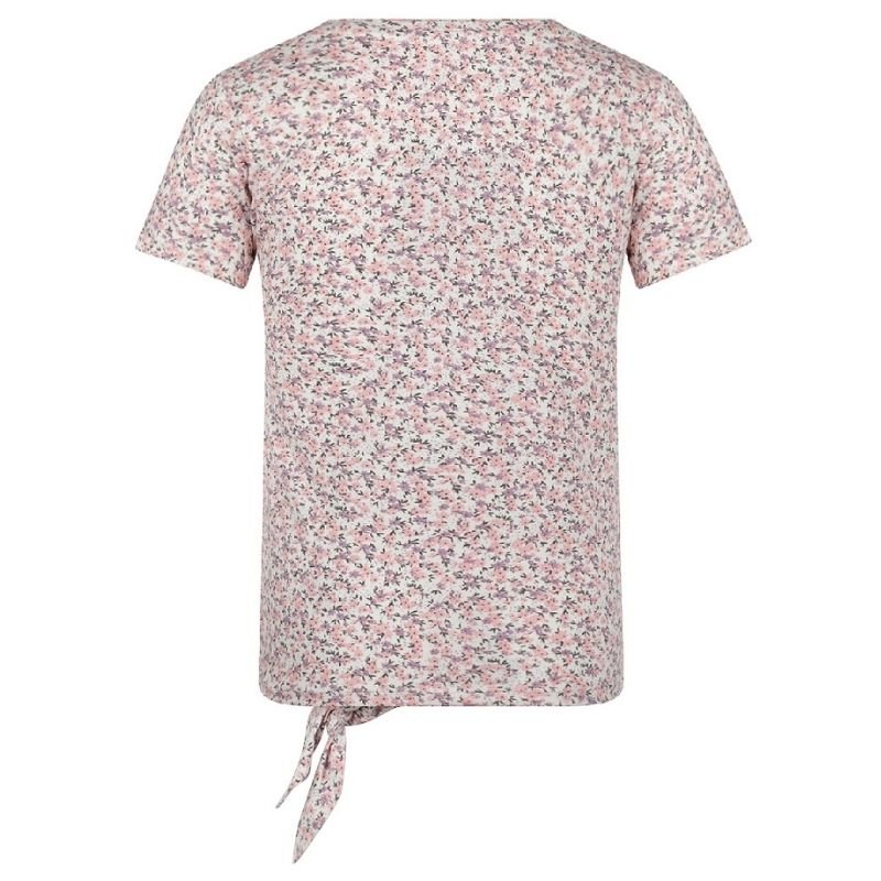 Roze geprint t-shirt R50950 - Capuchon Fashion