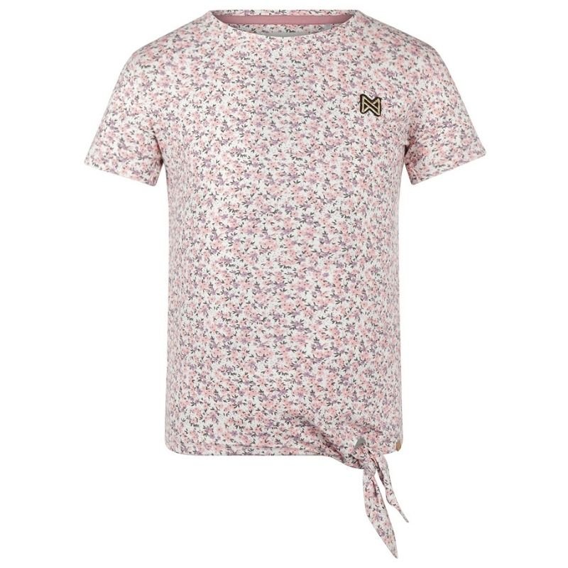 Roze geprint t-shirt R50950 - Capuchon Fashion