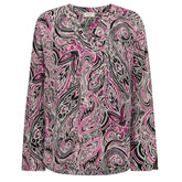 Roze geprinte blouse Dolana - Capuchon Fashion