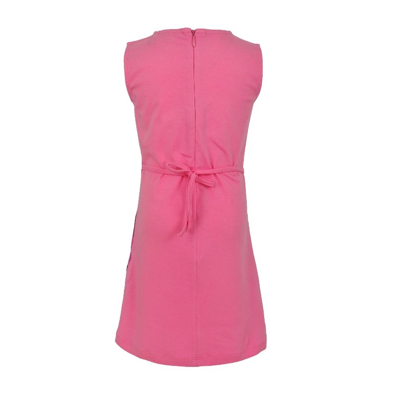 Roze geprinte jurk Yanna - Capuchon Fashion