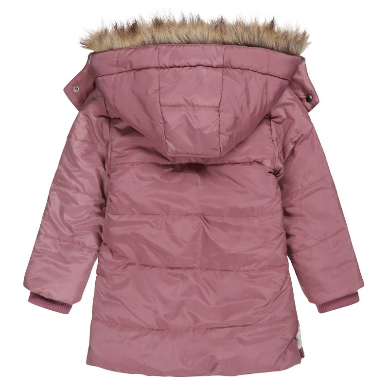 Roze puff parka jacket U44927 - CapuchonFashion