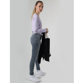 Smooth Grey skinny jeans Ellen - Capuchon Fashion