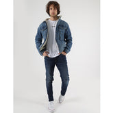 Sweep Blue slim jeans Marcel - Capuchon Fashion