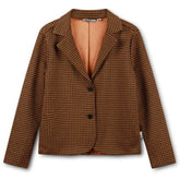 Toffee jacquard blazer 5349 - Capuchon Fashion