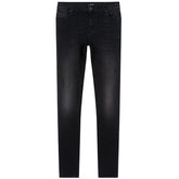 Used Black Denim tapered jeans Dean - Capuchon Fashion