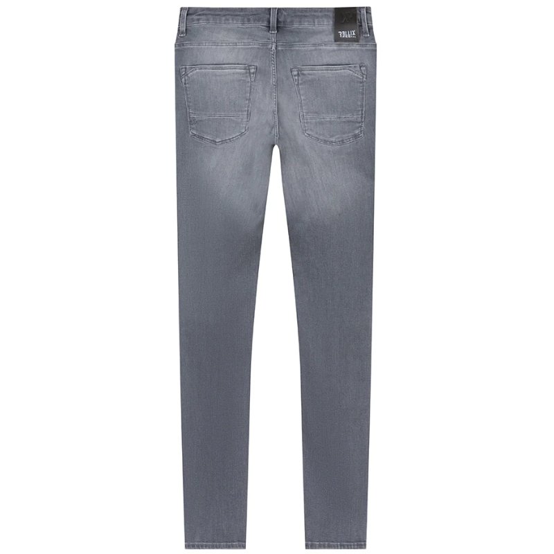 Used grey denim jeans Dean - Capuchon Fashion