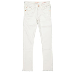 White Denim jeans Amia Cropped - Capuchon Fashion