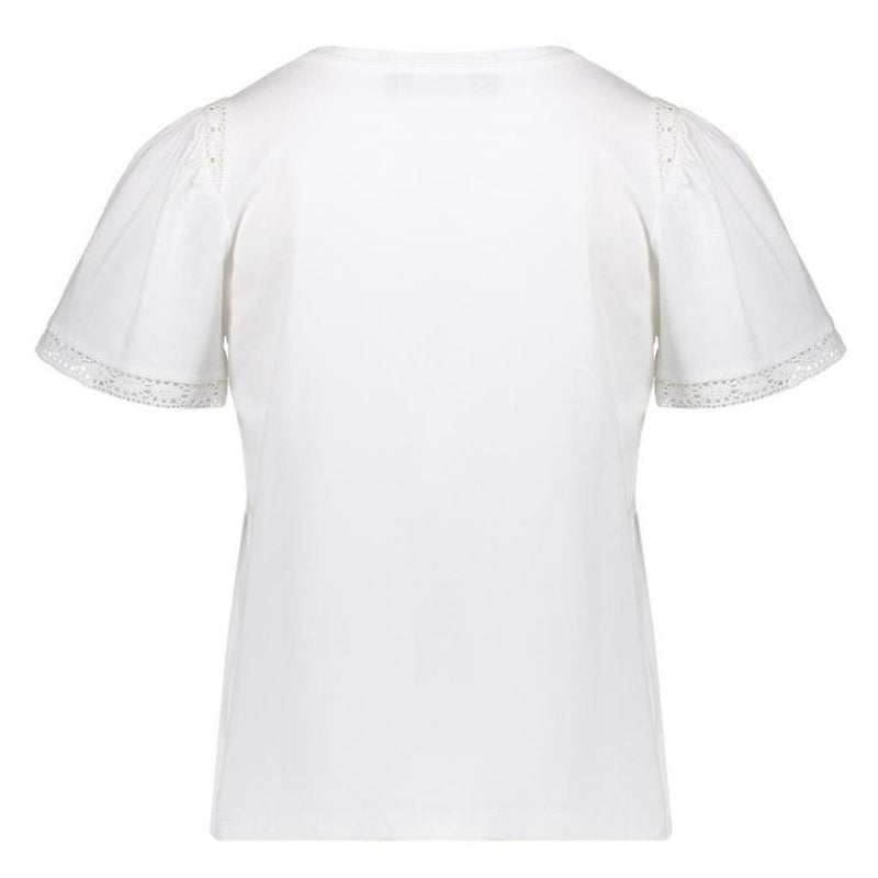 Wit t-shirt Lace - Capuchon Fashion