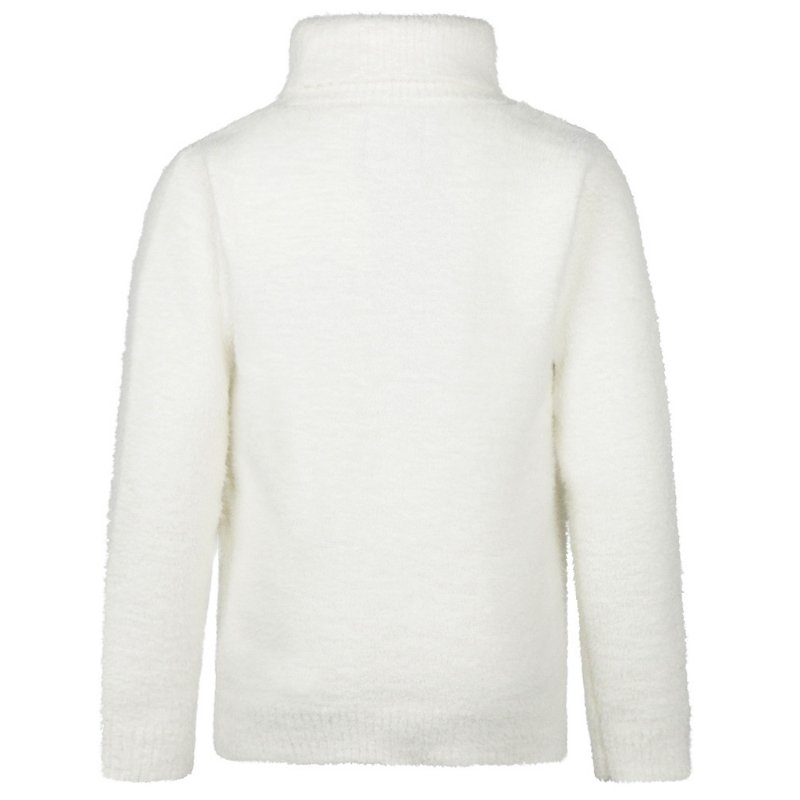 Witte pullover S48944 - Capuchon Fashion