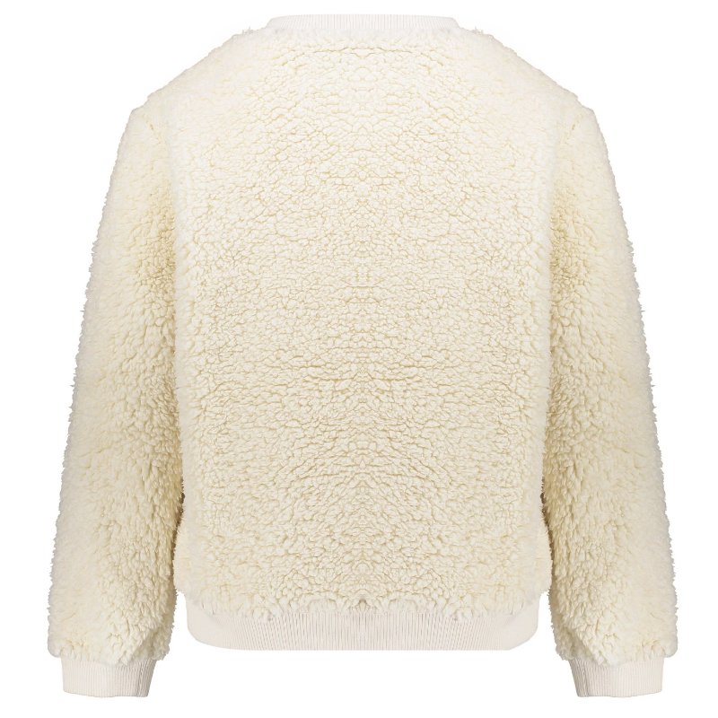 Witte pullover Teddy - Capuchon Fashion