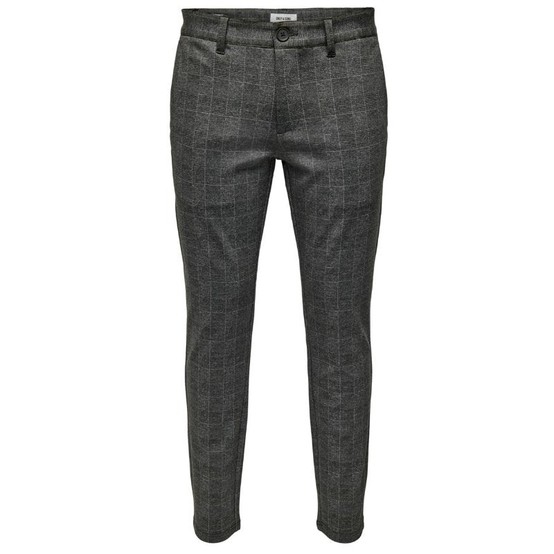 Zwarte check pant Mark - Capuchon Fashion