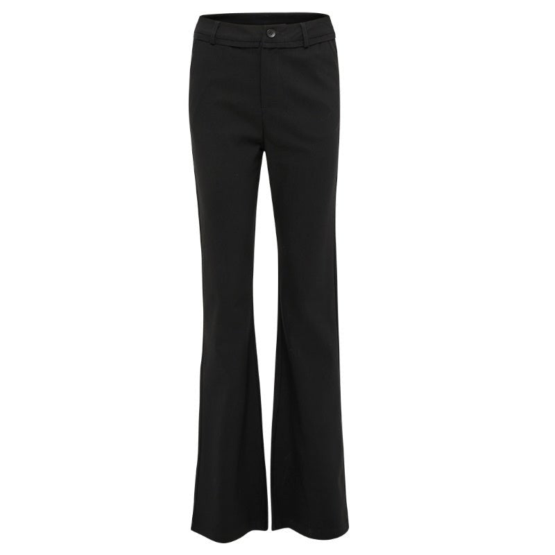 Zwarte flared pant Carma - Capuchon Fashion