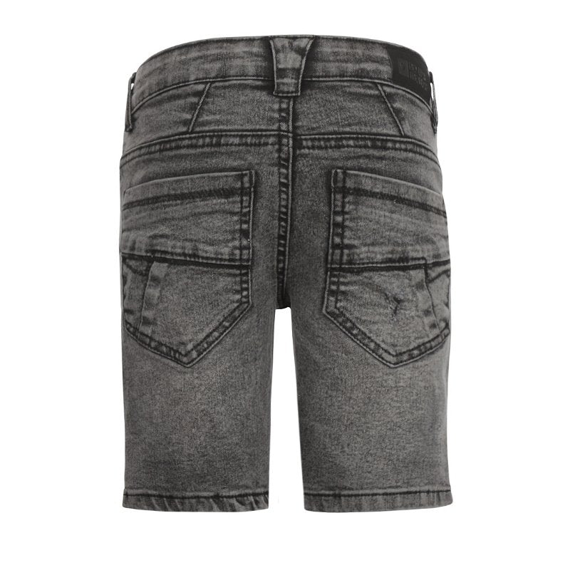 Zwarte jeans short T46180 - Capuchon Fashion