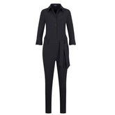 Zwarte jumpsuit 202033 - Capuchon Fashion
