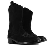Zwarte laarzen Western - Capuchon Fashion
