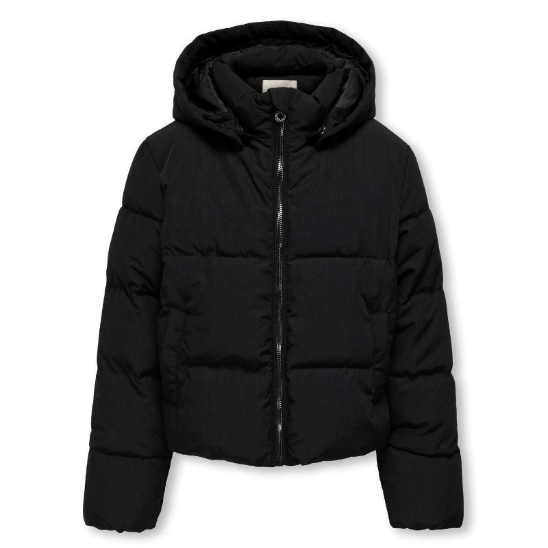 Zwarte puffer jacket Newdolly - Capuchon Fashion